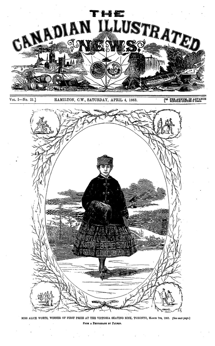 1863 Alice Worts – Toronto’s First Skating Champion