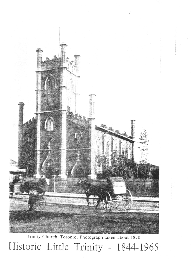 1844 <strong> The First Babies Christened in Little Trinity Church</strong>