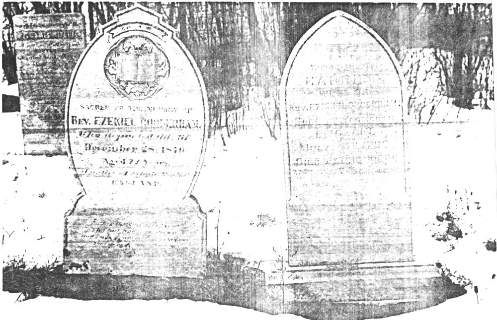 Ezekiel's tombstone inscription